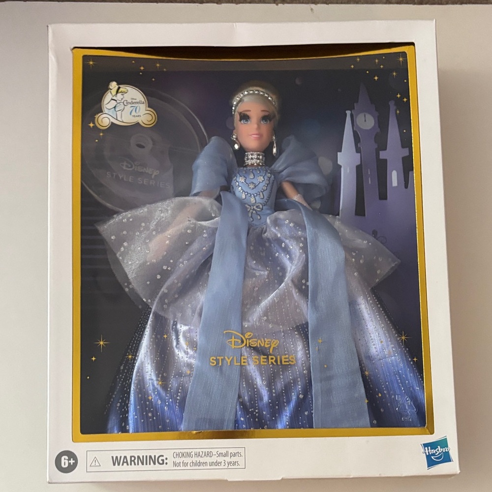 Disney Cinderella 70th Anniversary Doll in Blue and Gold Accents